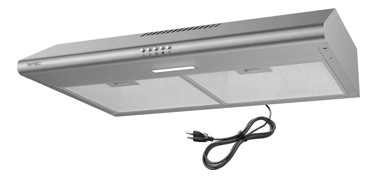 Ventilador de exaustão sob o gabinete com luz LED e 3 velocidades