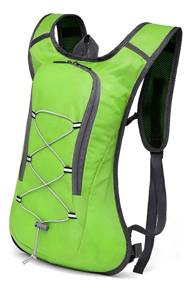 Mochila Hidratação Yuhui Running 2l Verde-limão Impermeável