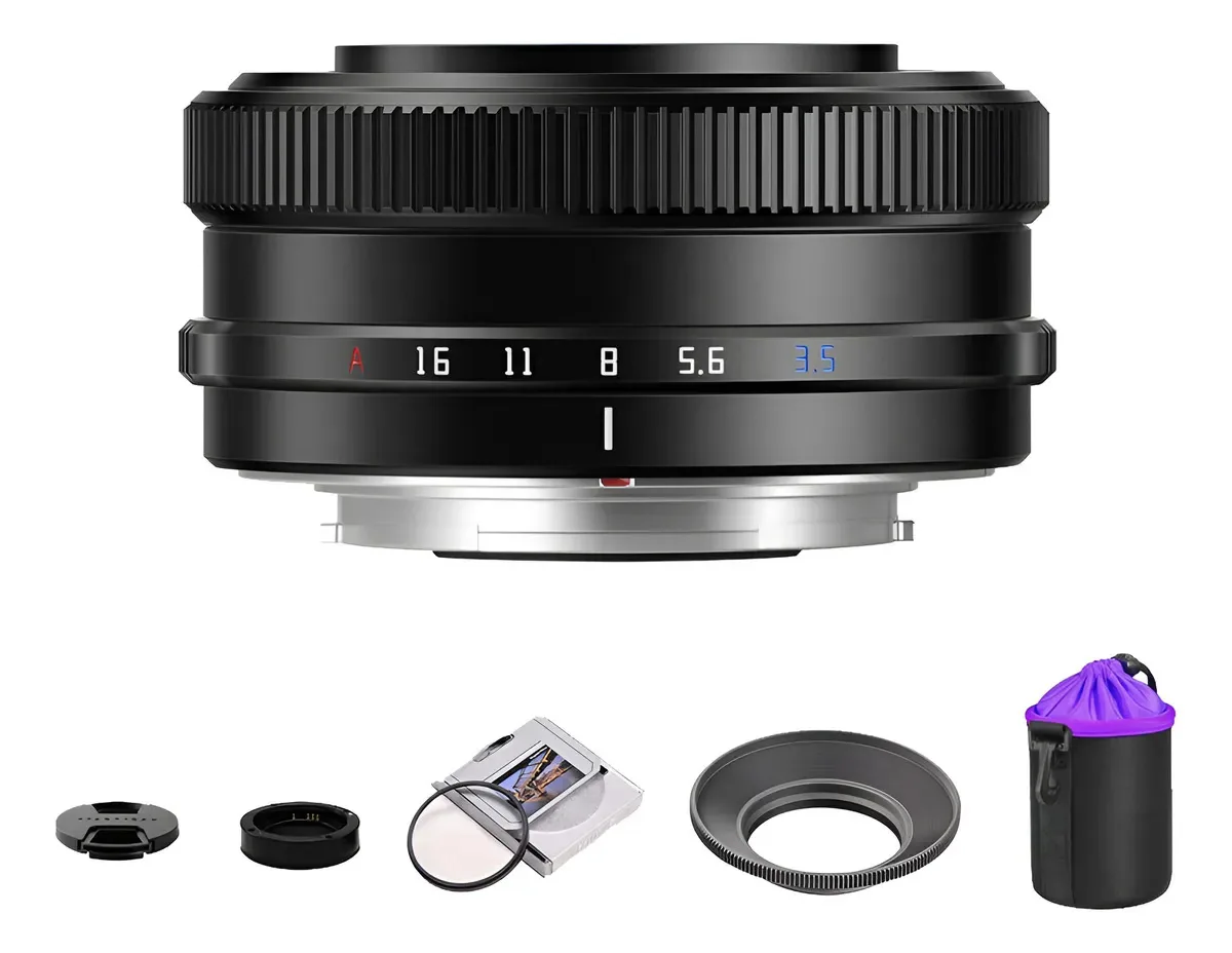 Lente Tartisan Af 14mm F3.5 APS-c para câmeras Fujifilm X
