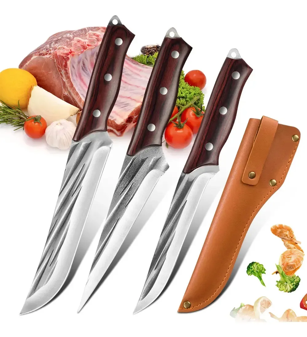 Conjunto de facas de cozinha, conjunto de facas de 3 peças