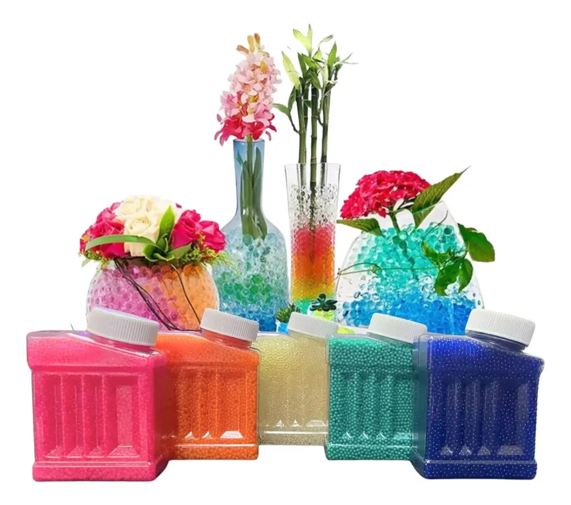 Kit 20mil Bolinhas Gel Planta Cresce Água Orbeez Festa Cor Azul-escuro