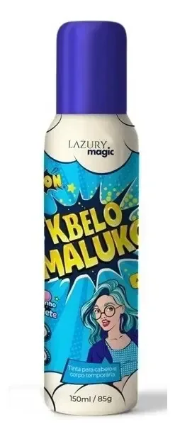 Tinta Temporária Lazury Azul, 150 g