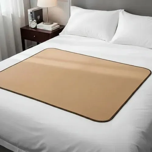 Protetores Laváveis 100x70 Kit Com 3 Unidades Marrom Casal