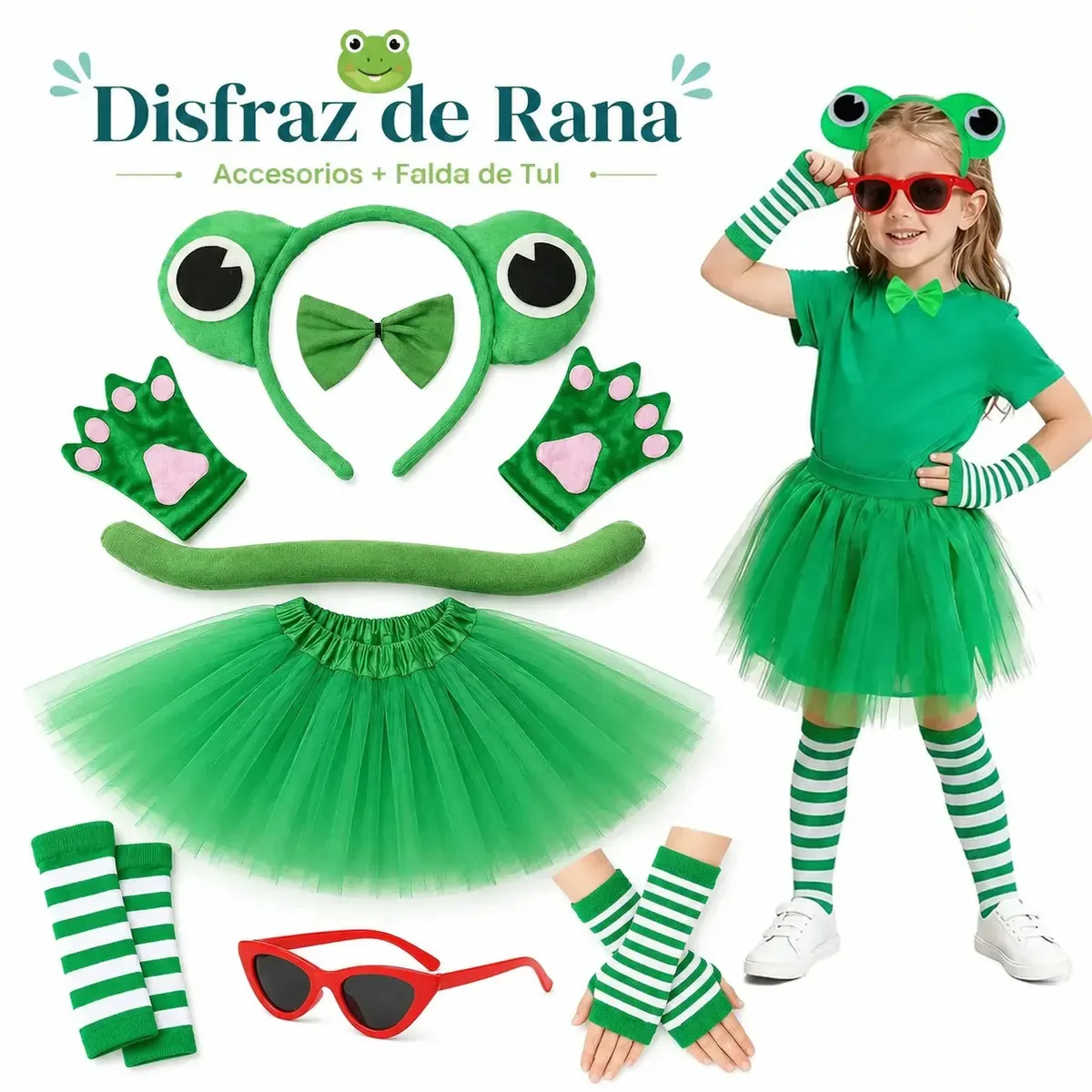 Fantasia de sapo Spring Girl