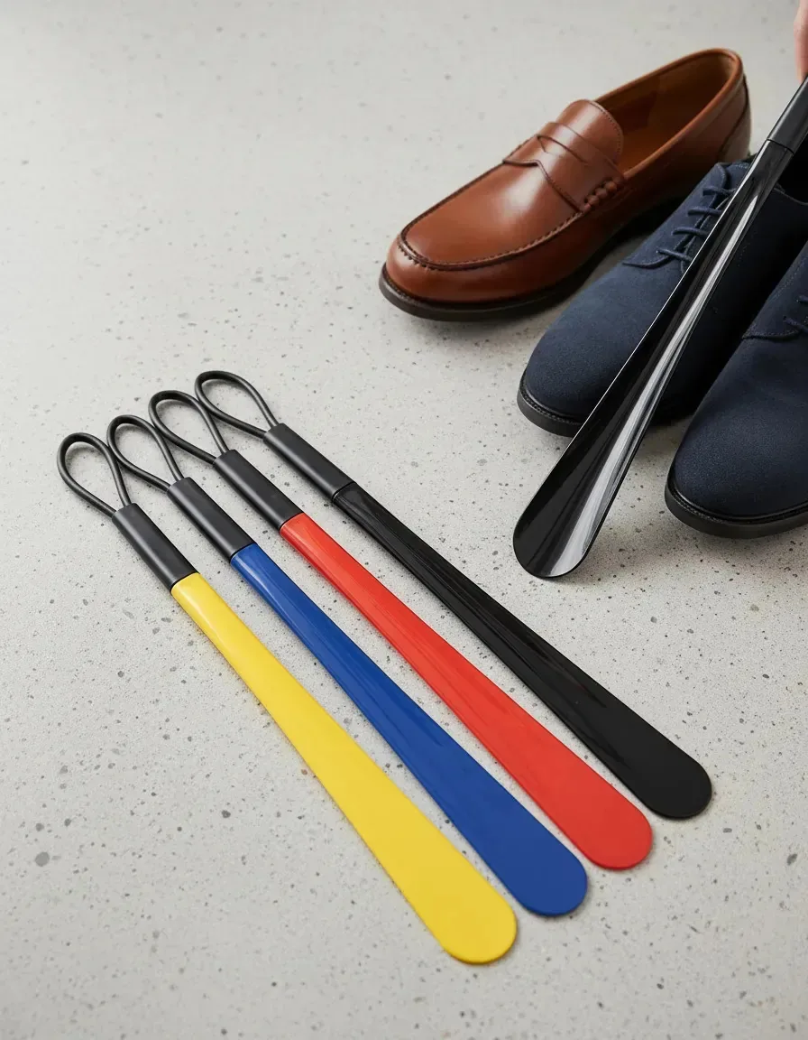 Calçadeira De Sapatos Calçado Sapato Tênis Chuteira Longa Azul