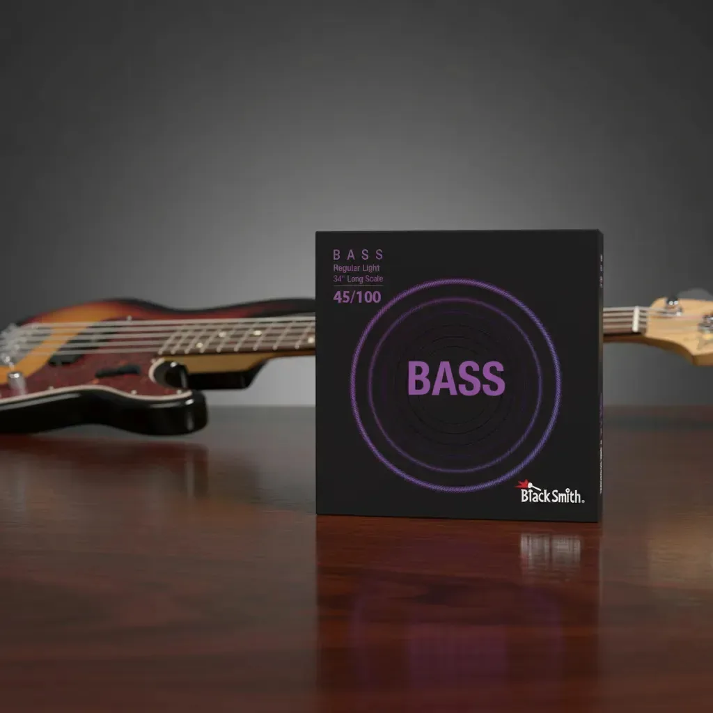 Cordas de baixo Blacksmith Standard Nickel 45-100 Bass 4 cordas