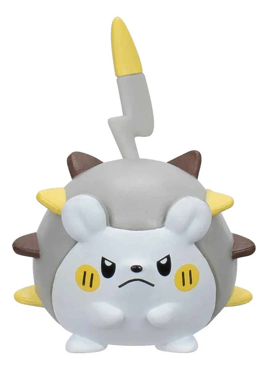 3 figuras de eletricidade Electivire, Raichu e Togedemaru