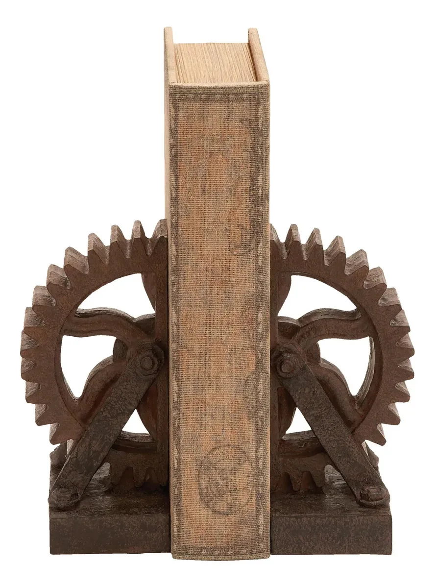 Conjunto de 2 suportes para livros decorativos antiderrapantes