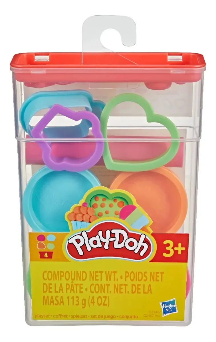 Conjunto Massinha De Modelar Doces 259g Unidade Multicolorido Play-Doh