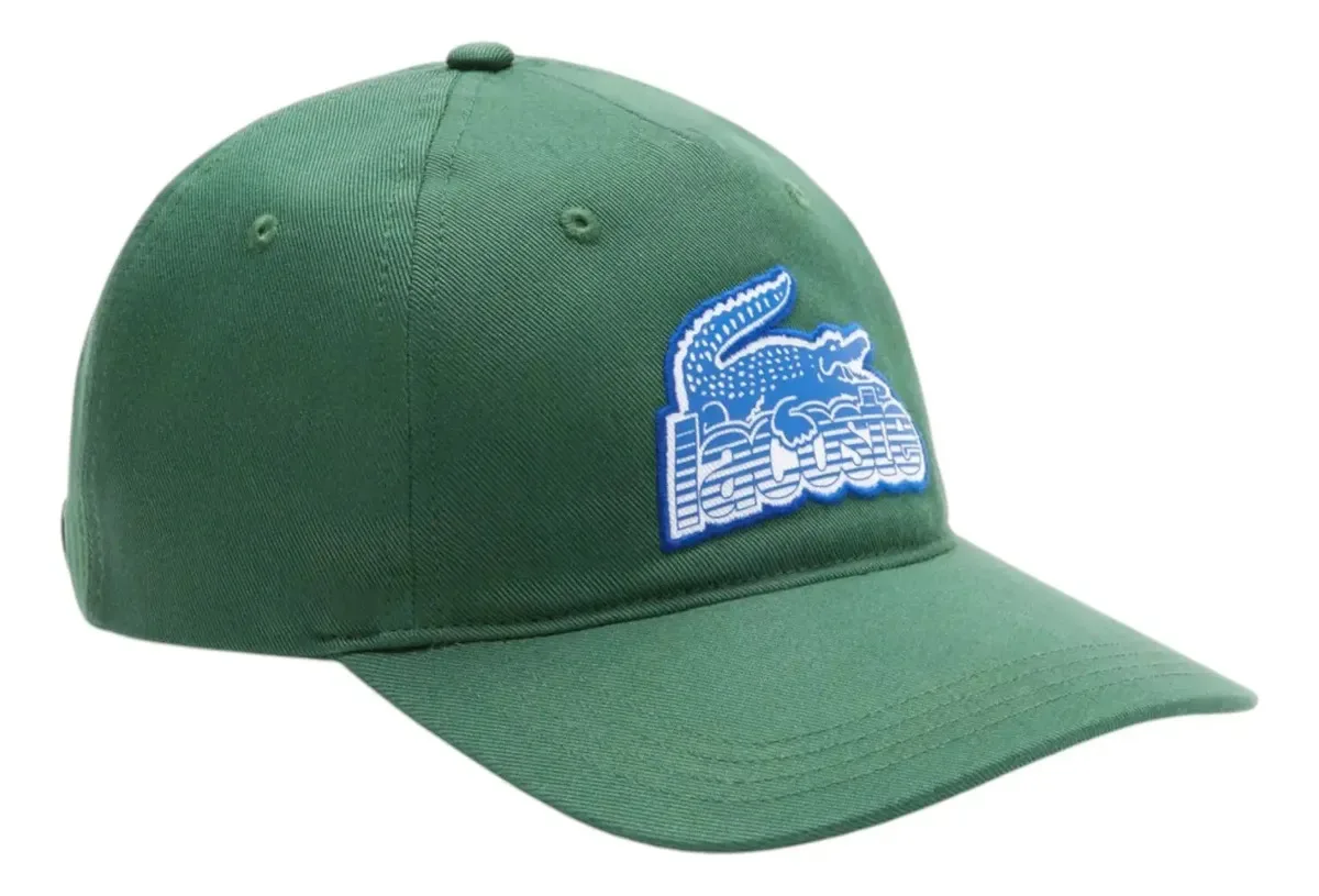 Boné unissex Lacoste, modelo, bonés e chapéus, verde musgo, exclusivo