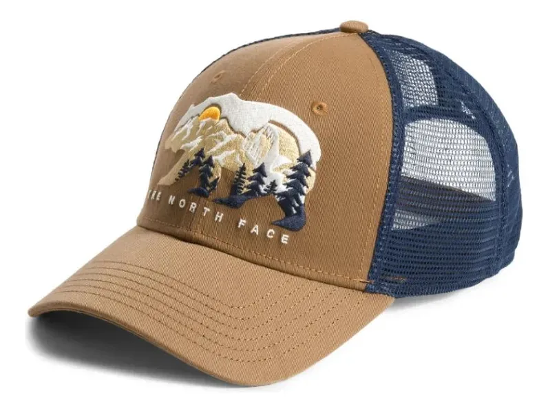 Boné Outdoor Emb Mudder Trucker The North Face Bear Graphic Color Utility Brown Tecido Design Gráfico Bordado Tamanho Único
