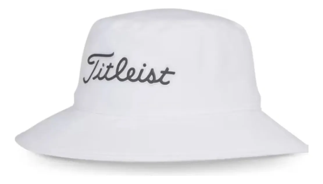 Chapéu Titleist Players Stary Bucket, cor branco/cinza, tamanho ajustável