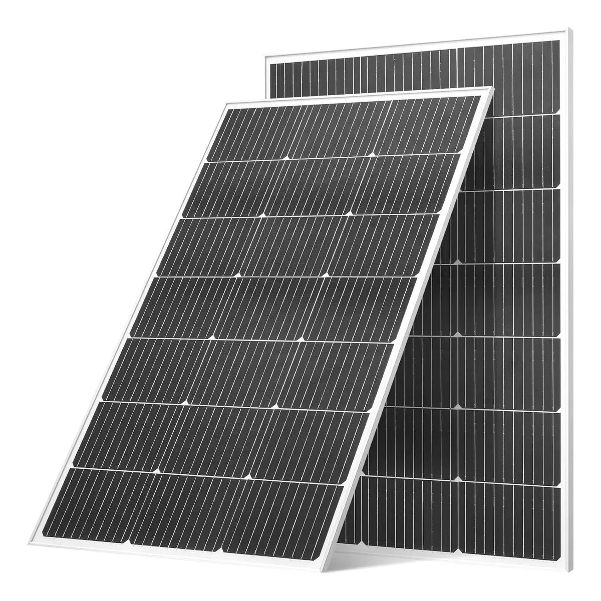 2 painéis solares monocristalinos de 100 W, módulo
