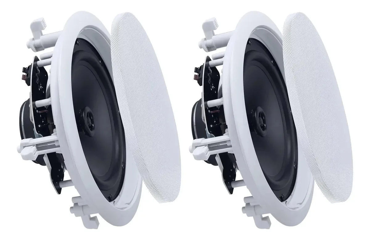 Alto-falantes embutidos Vevor 8 HiFi Sound, 1 par, brancos
