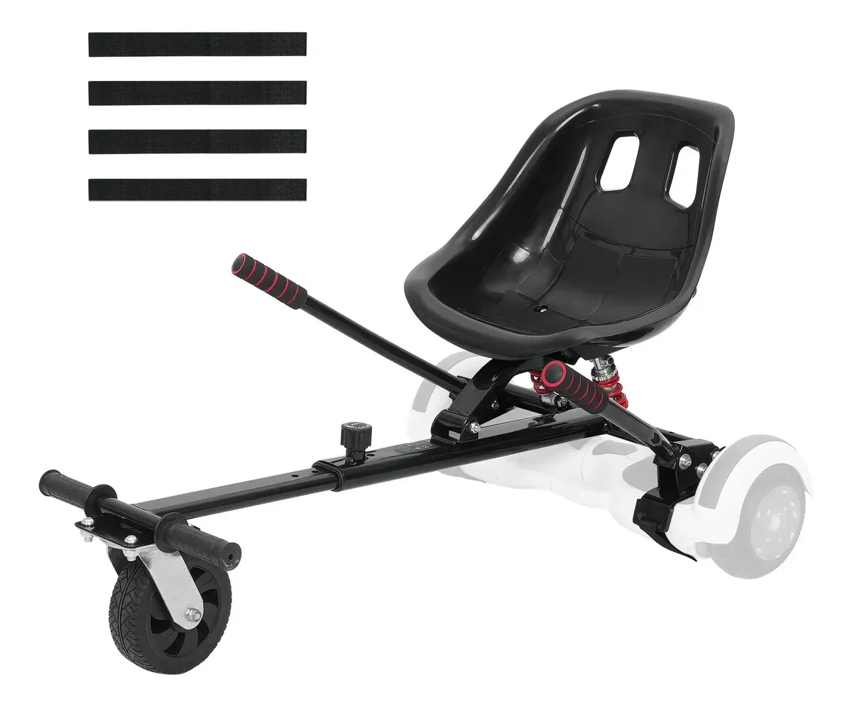 Acessório ajustável para assento de prancha Vevor Go Kart 125 kg preto