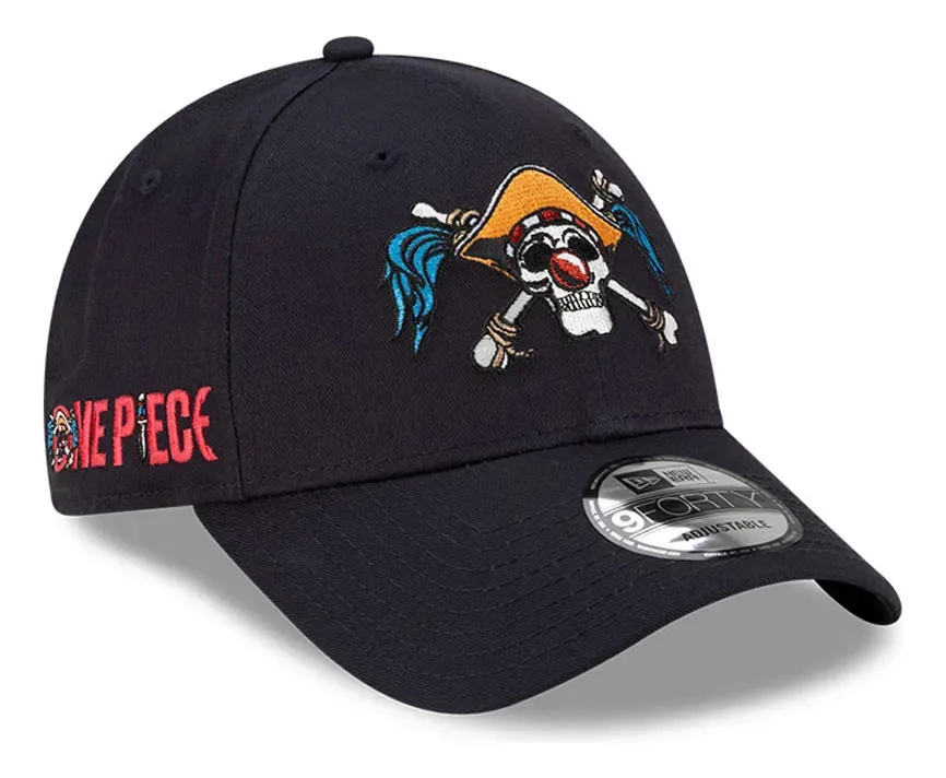Boné New Era One Piece Buggy 9forty ajustável unissex azul azul de tamanho único