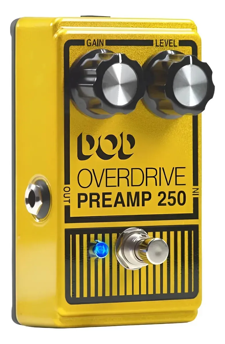 Pré-amplificador analógico Dod Overdrive 250 com True Bypass
