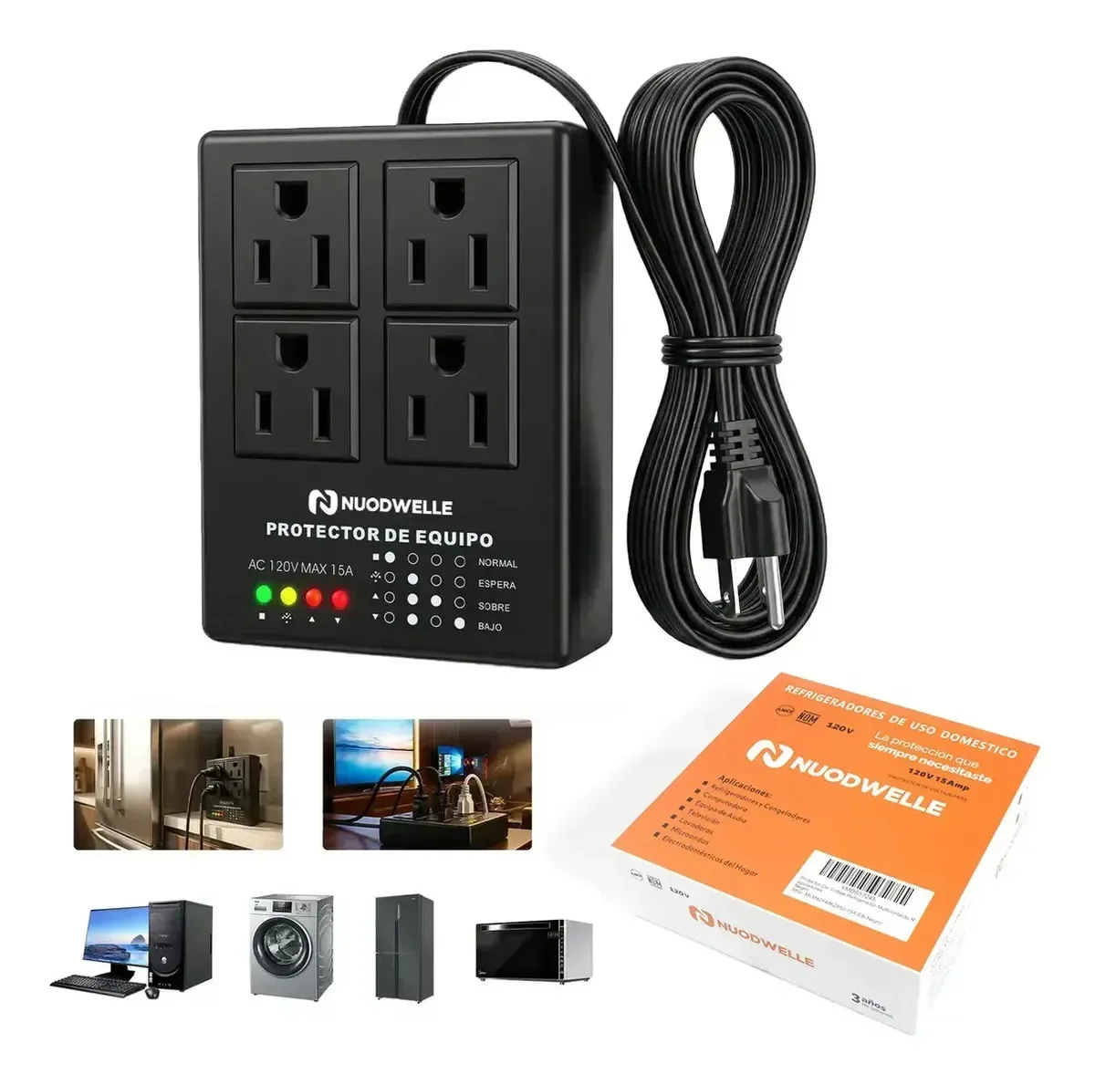Reguladores de refrigerador multicontato Nuodwelle Voltage Protector