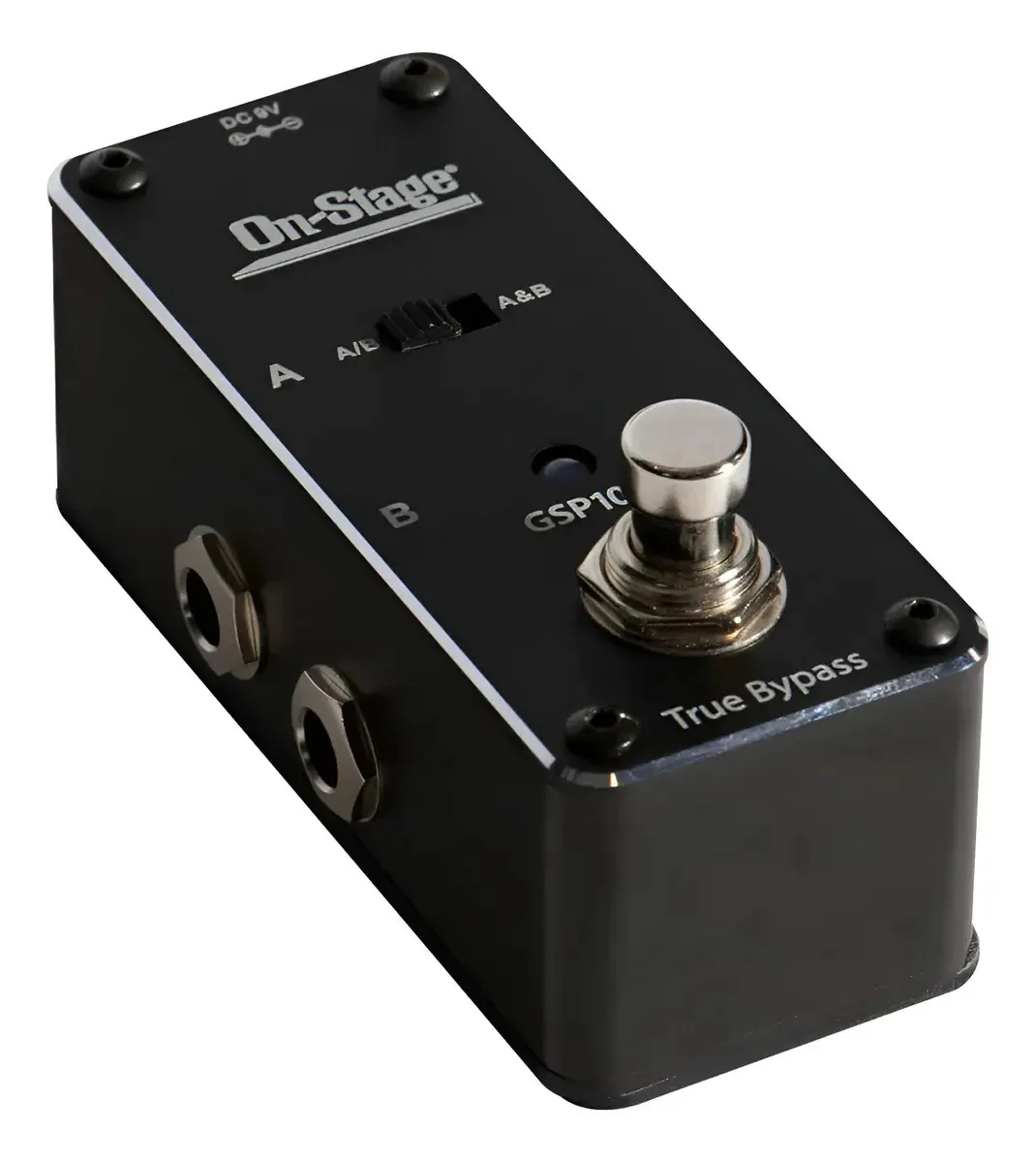 Comutador de pedais para instrumentos com True Bypass