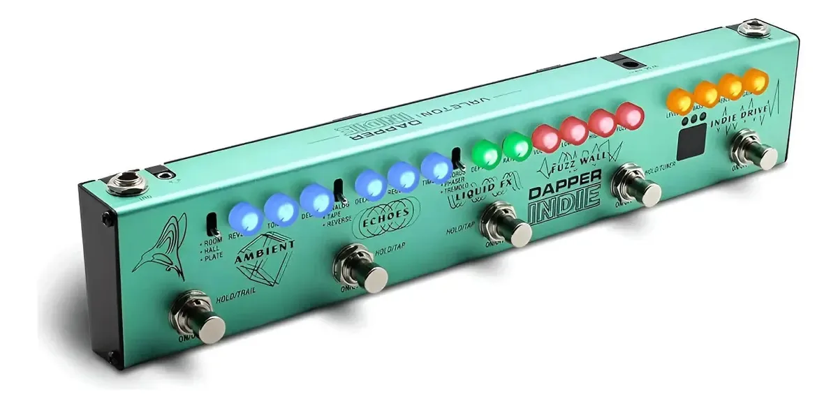 Pedal de efeito Valeton Dapper Indie verde
