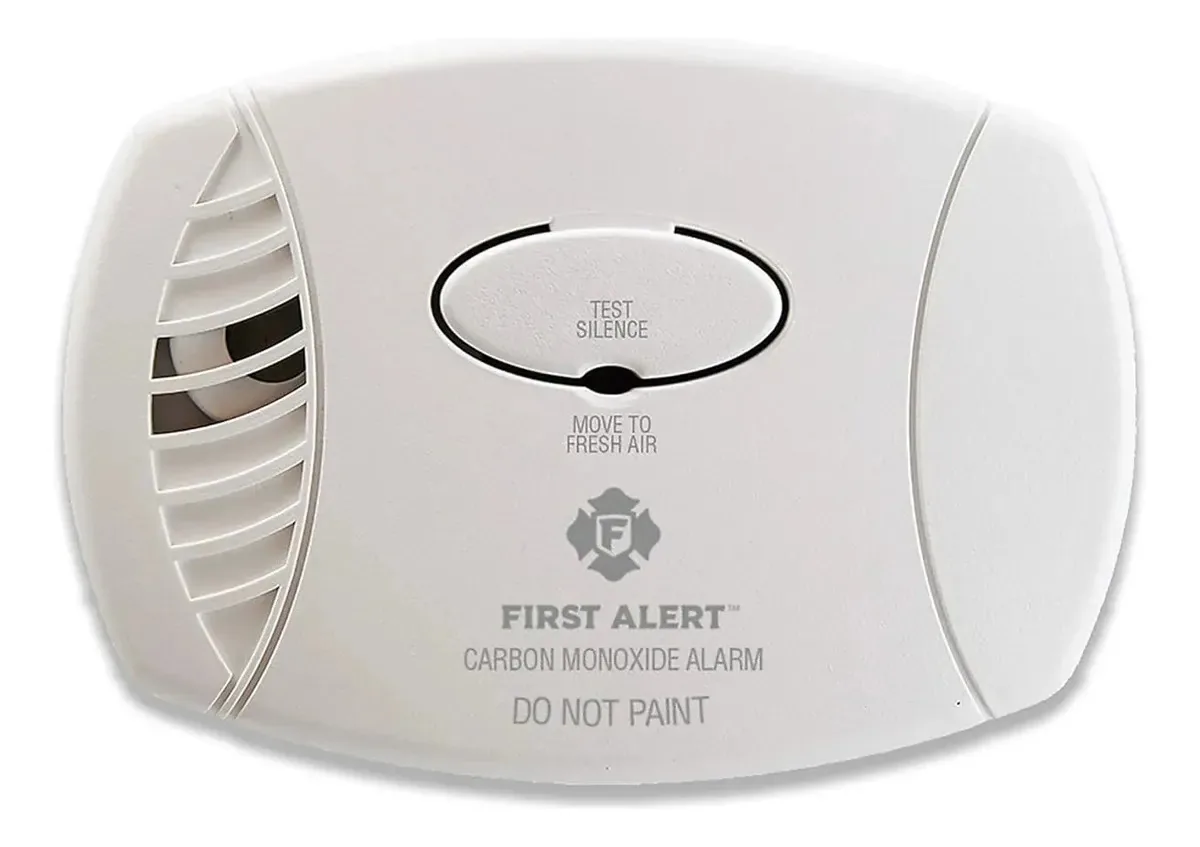 Alarme de monóxido de carbono conectável com sensor branco avançado