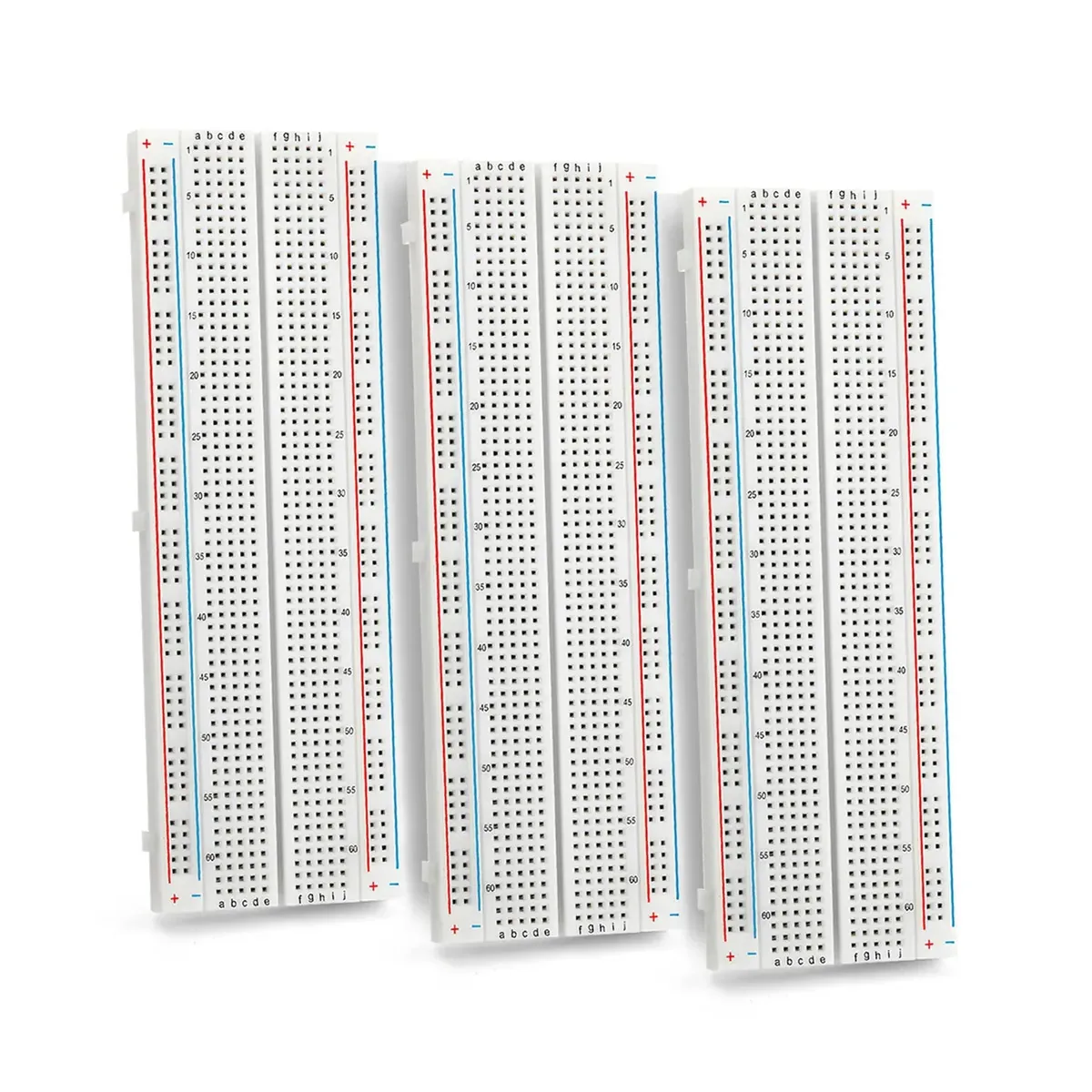 Chanzon Protoboard 830 Pontos 3 peças sem solda MB-102 Placa Prototipo para kits DIY Proto Arduino Raspberry Pi