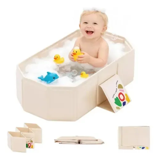 Banheira portátil dobrável para bebês