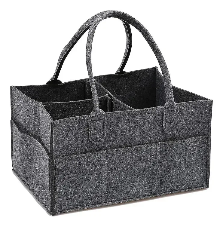Organizador de fraldas para bebês - Cesta multiuso