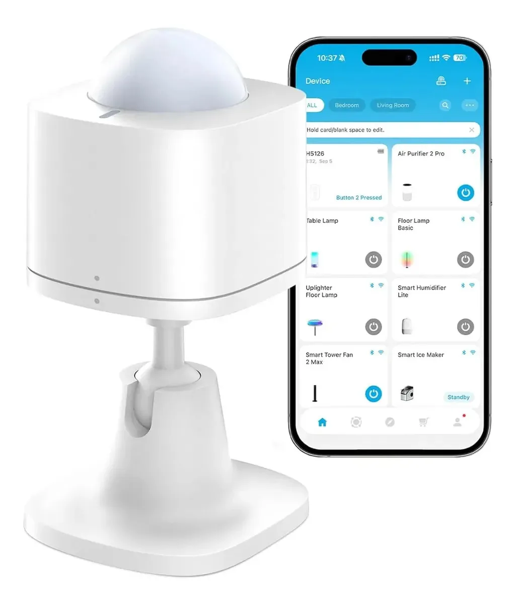 Sensor de movimento sem fio para automação