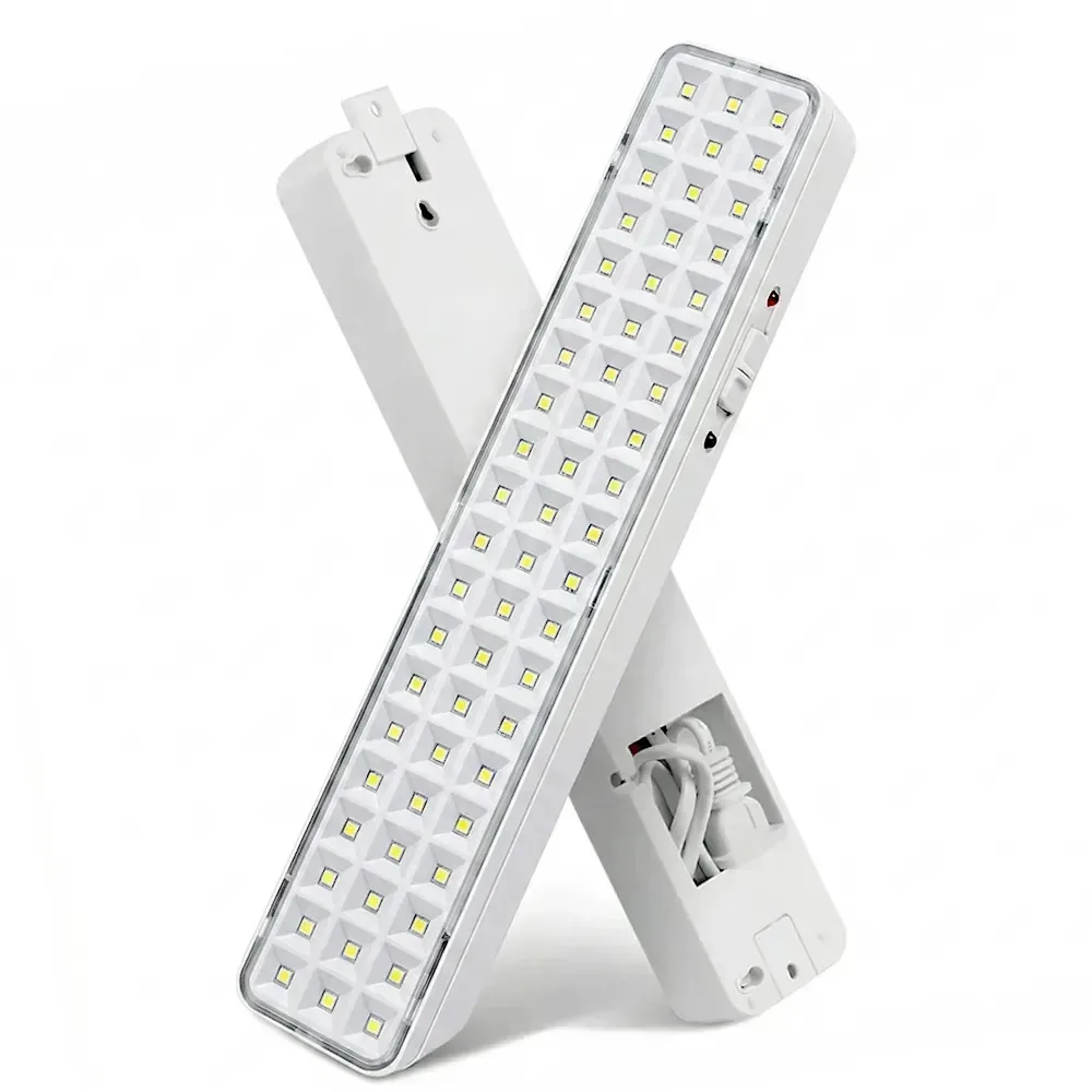 Lâmpada de emergência recarregável GIEVULEO 60 Leds