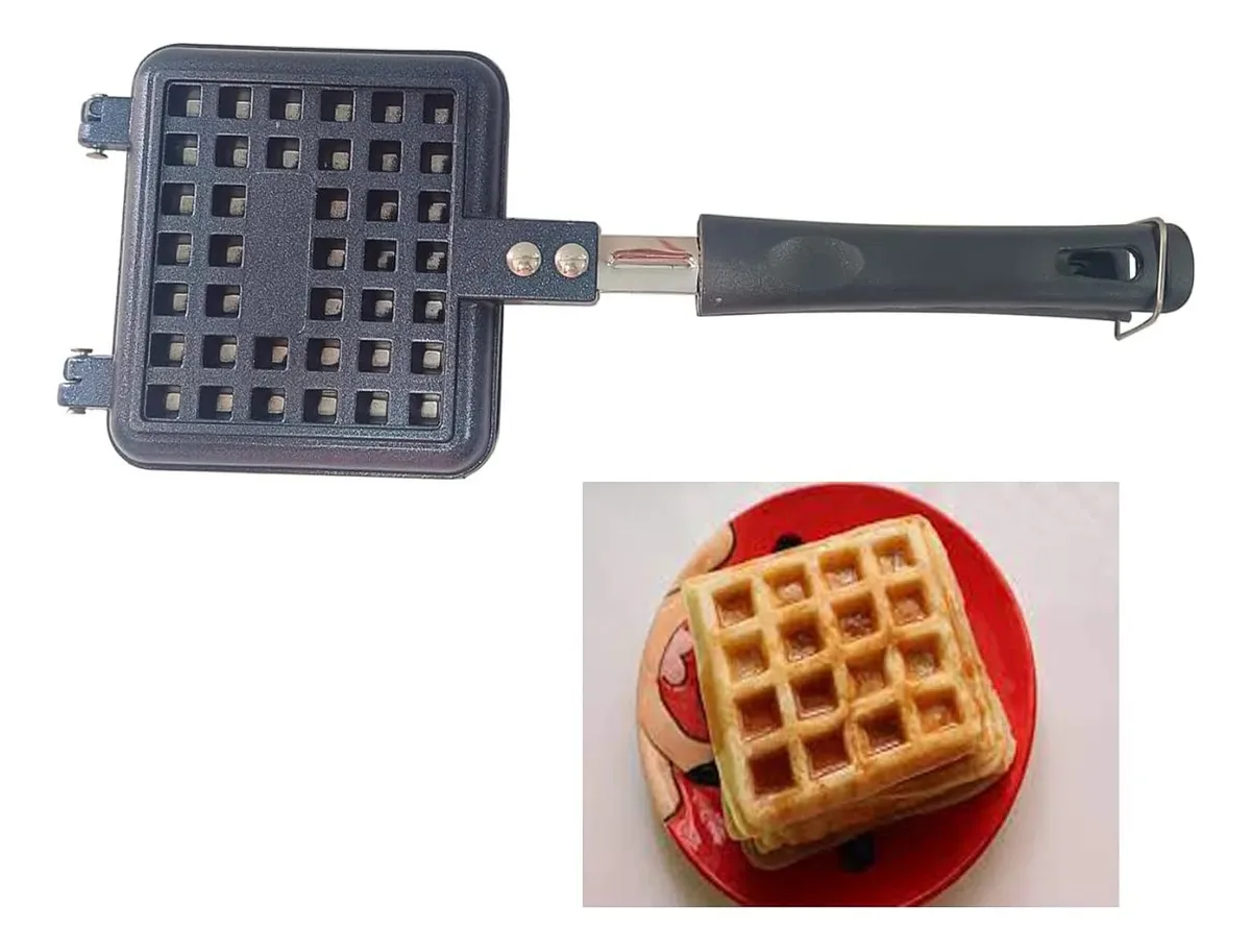 Frigideira antiadesiva para waffles e sanduíches