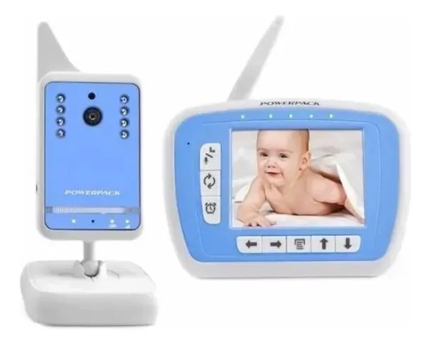 Babá Eletrônica Com Visão Noturna Sem Fio Power Pack