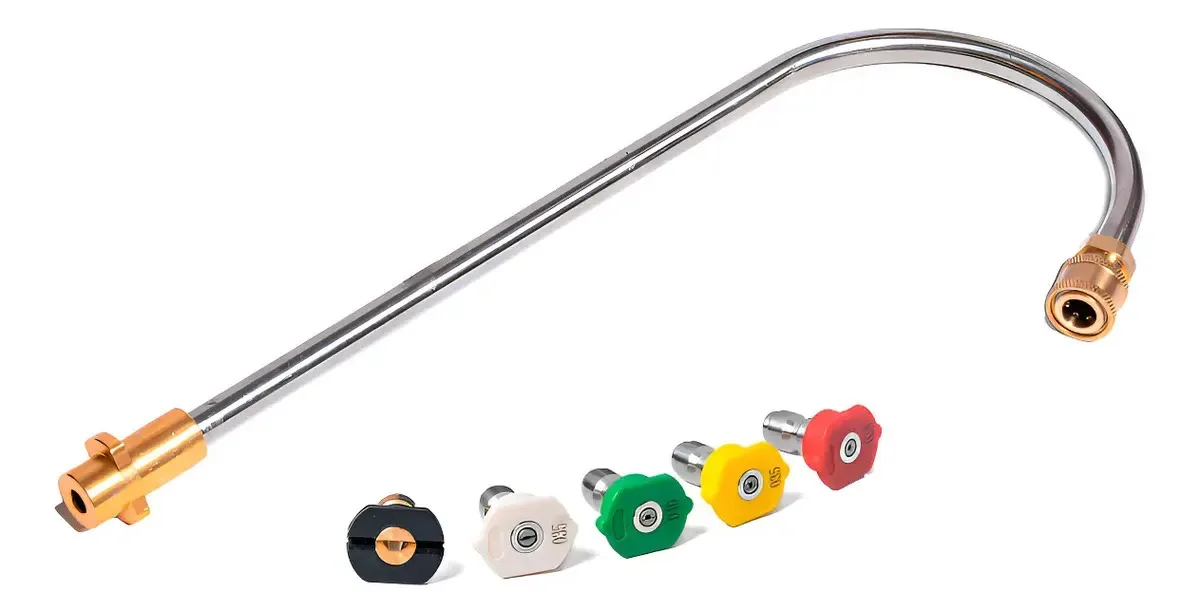 Limpeza de calhas Half Lance para lavadoras de pressão Karcher K Silver