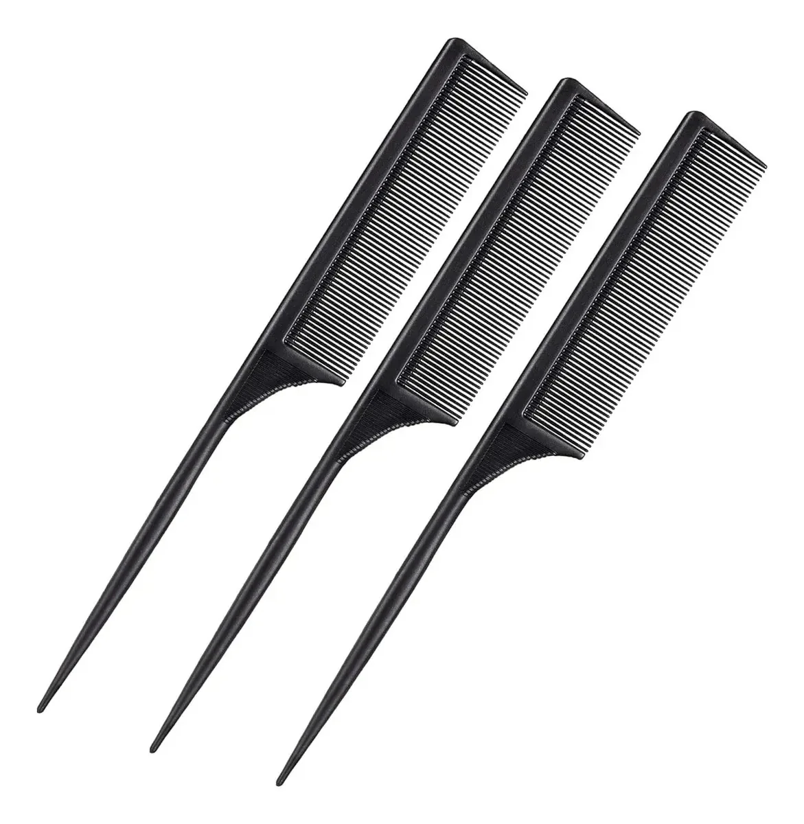 Pacote de 3 pentes antiestáticos e de cauda de rato