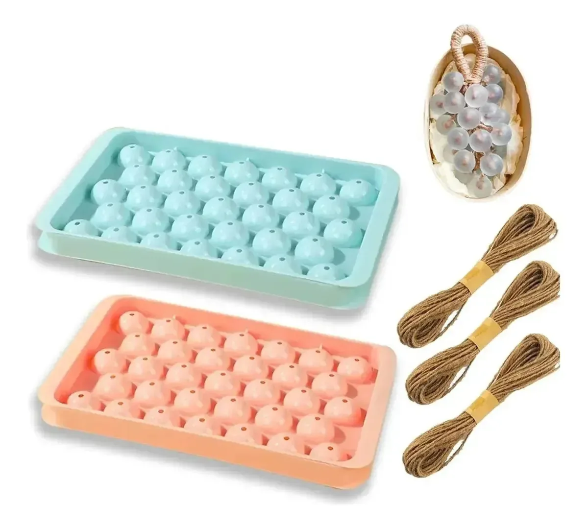 Kit Moldes Uva Silicone Sabonete Artesanal Diy