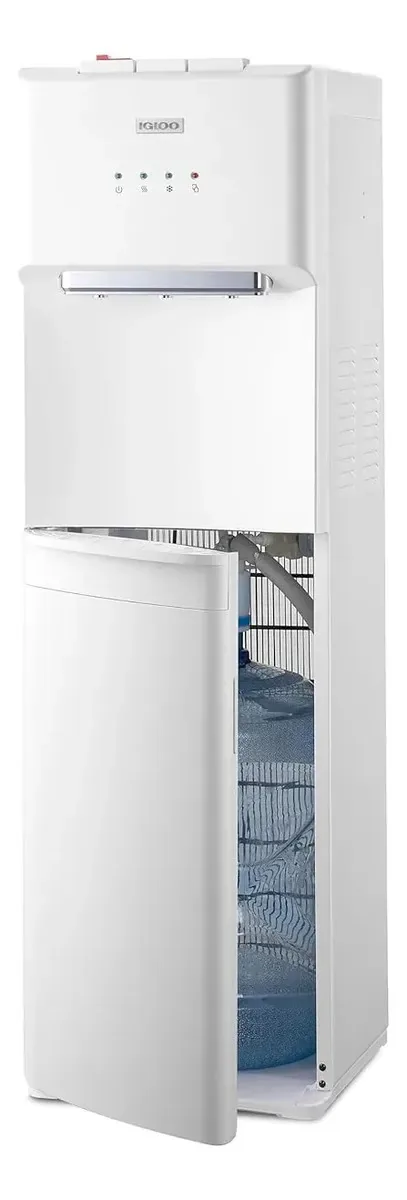 Dispensador de água quente e fria de carregamento inferior