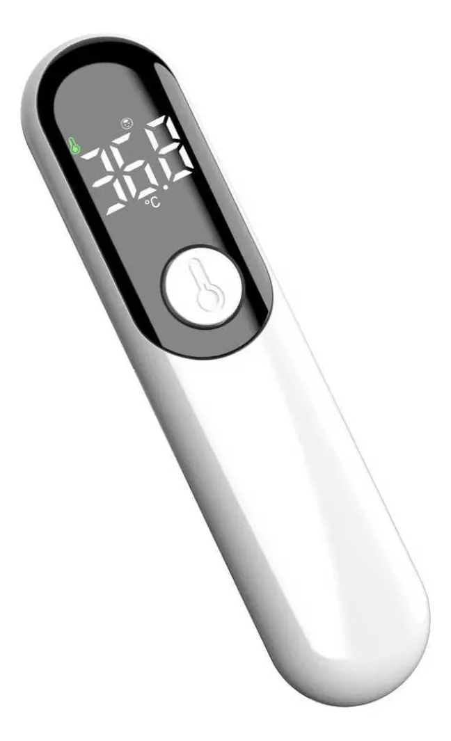Termômetro digital infravermelho sem contato branco