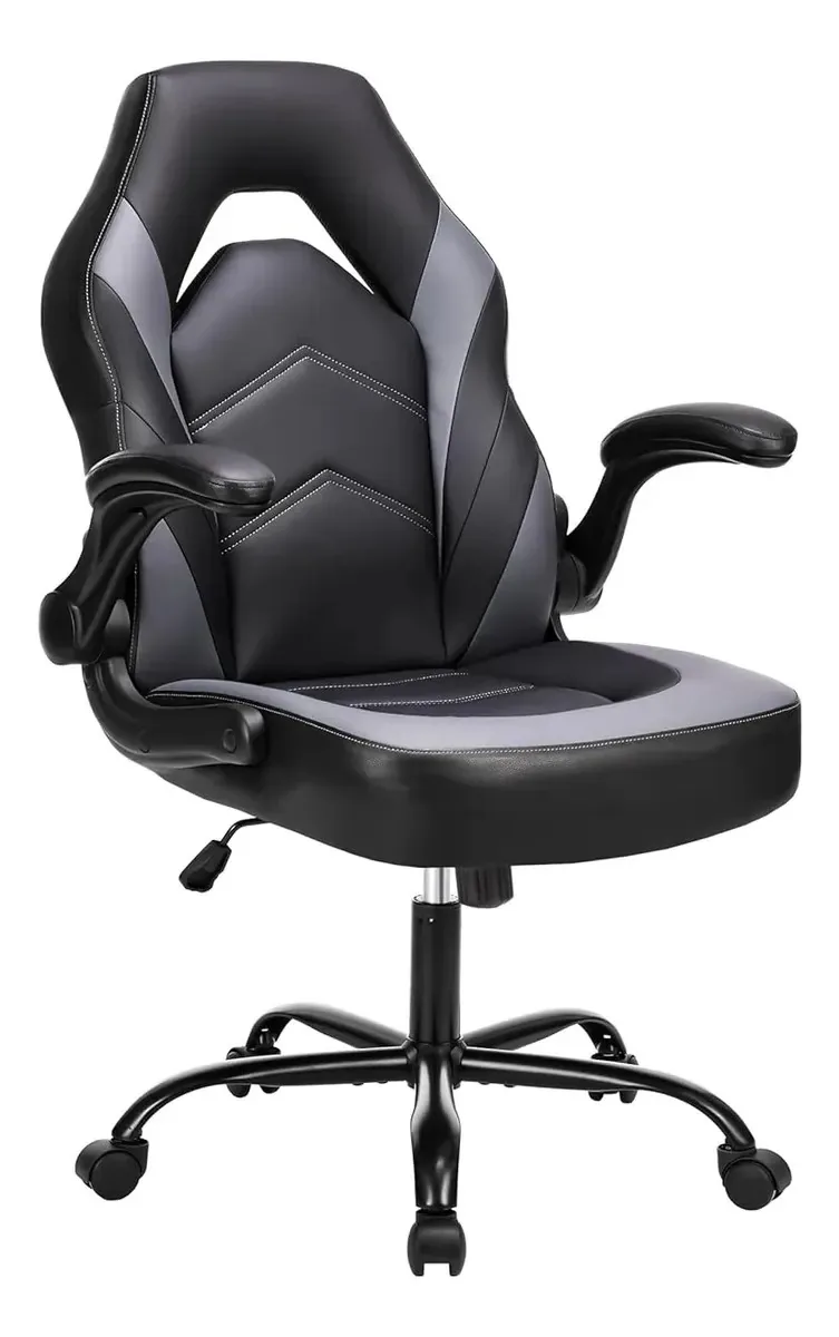 Cadeira ergonômica ajustável para jogos e escritório