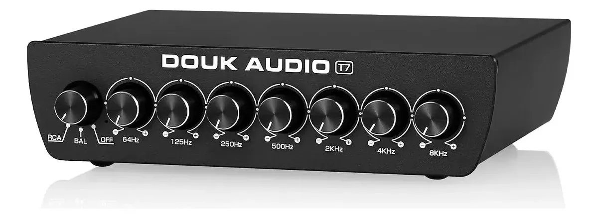 Pré-amplificador de áudio com equalizador de 7 bandas Rca XLR
