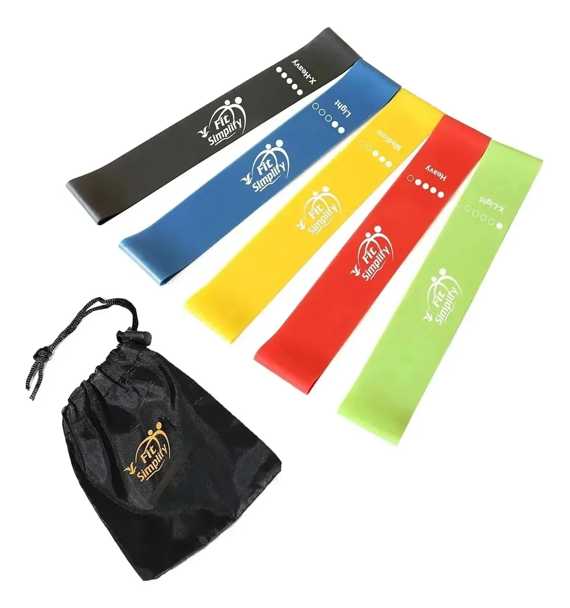 Bandas de resistência para exercícios e reabilitação - Conjunto