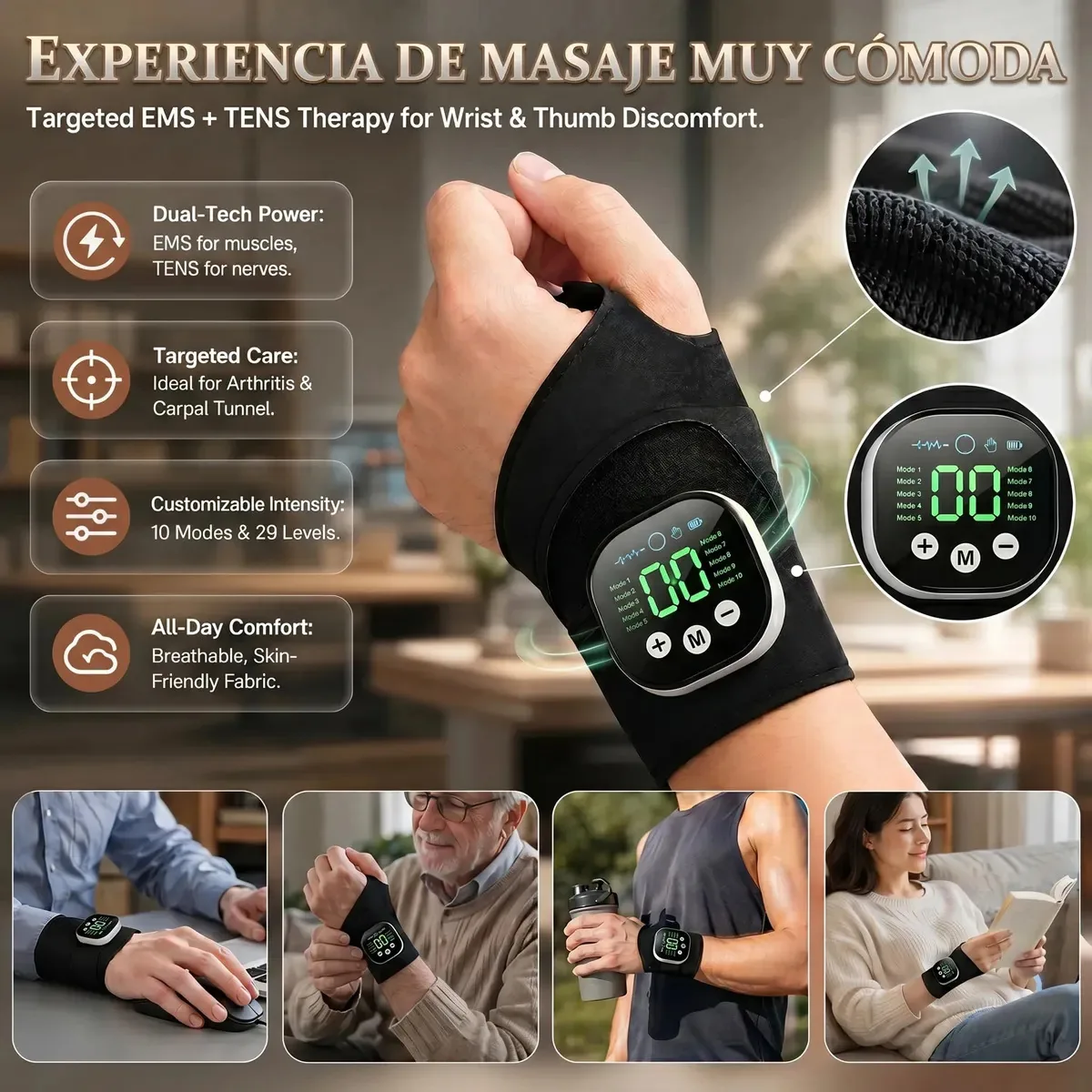 Massageador elétrico