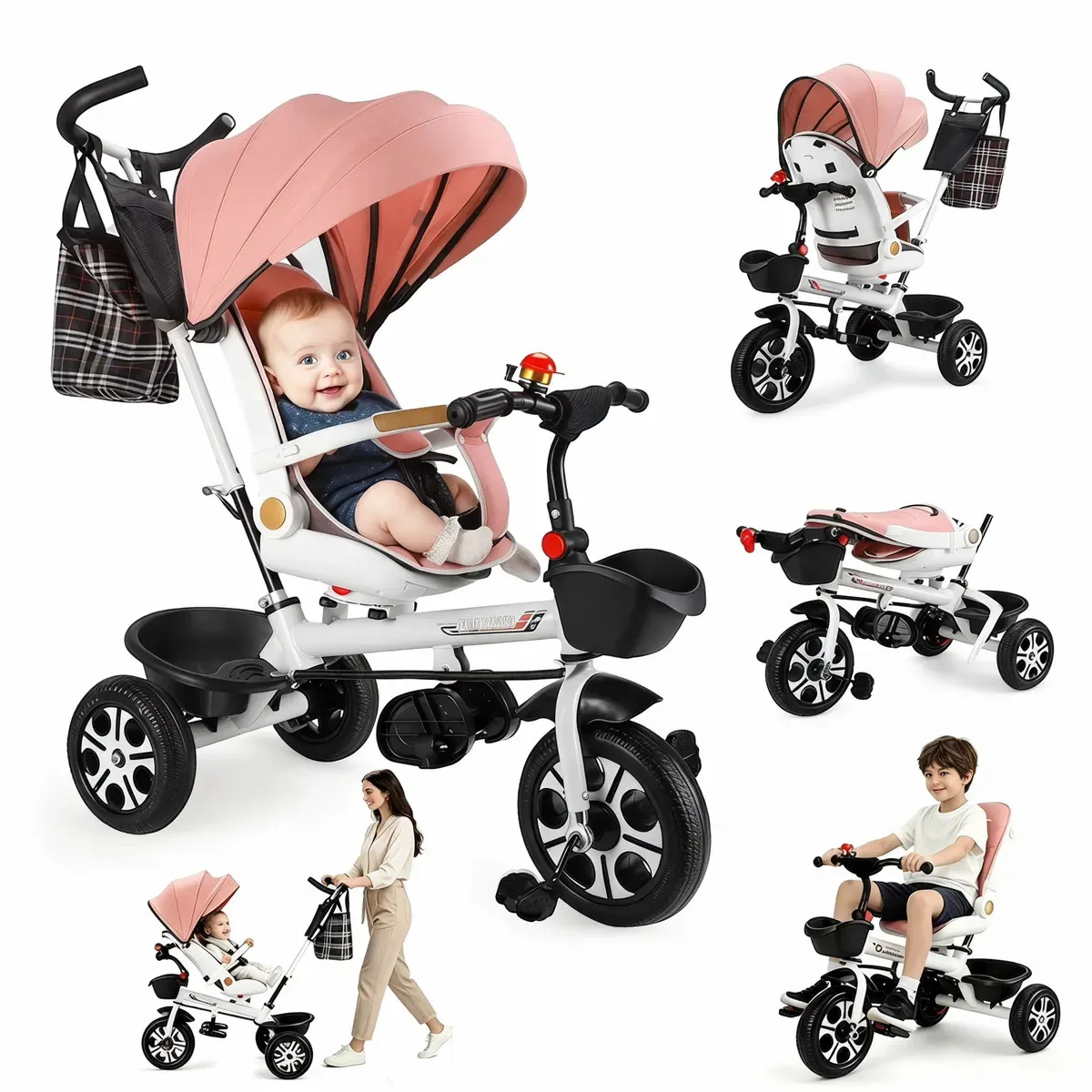 Bebês Triciclo