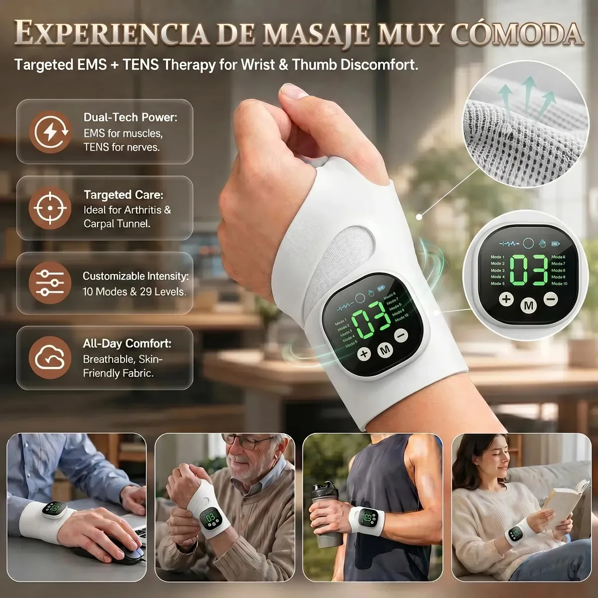 Massageador elétrico