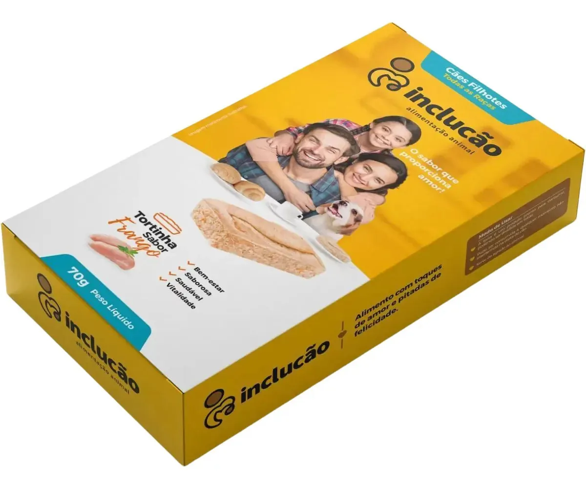 Tortinha Para Cães Filhote Sabor Carne 70g