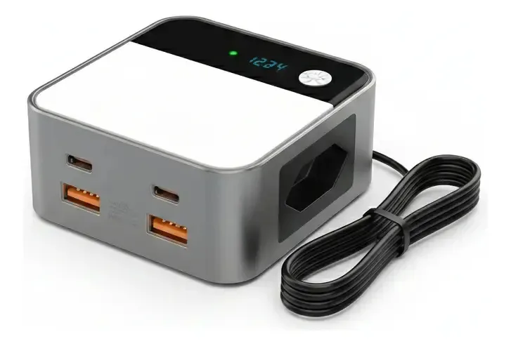 Inversor De Tensão Automotivo Com Display Kptc43 200w