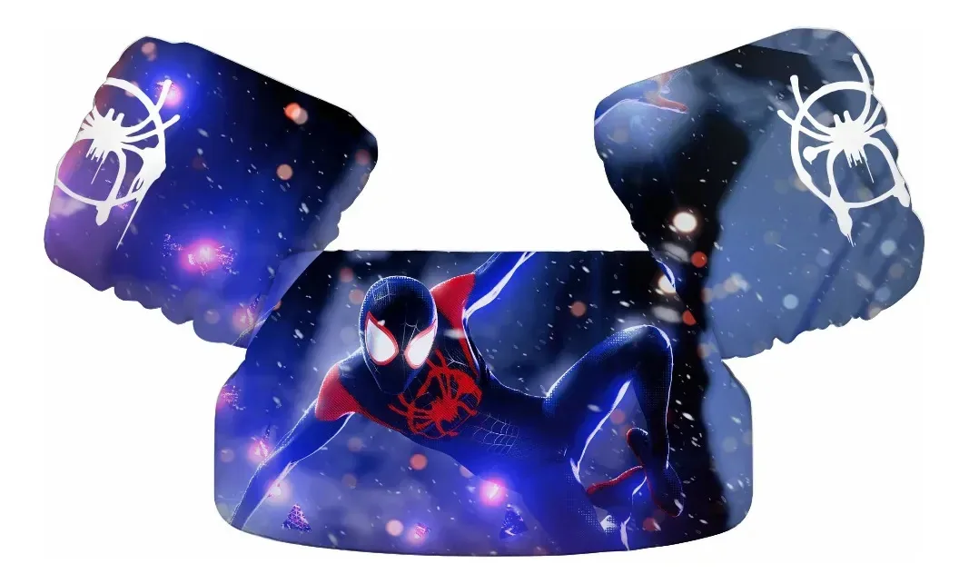Boia Salva Vidas Colete Infantil Super Heroi Menino Aranha B010