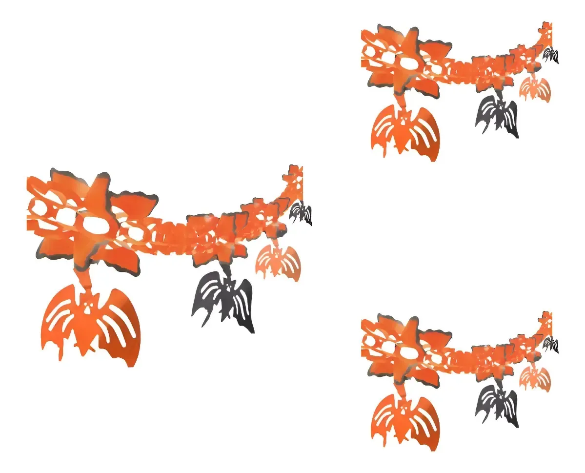Bandeirinha/Guirlanda MTD Guirnalda laranja