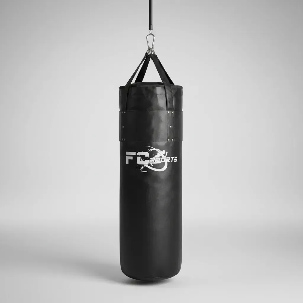 Saco De Pancada Treino Luta 120cm Profissional Preto - Cheio