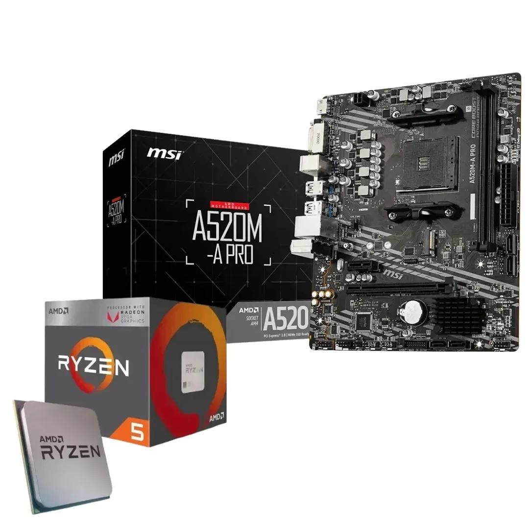 Atualização combinada do Amd Ryzen 5 3400G | A520