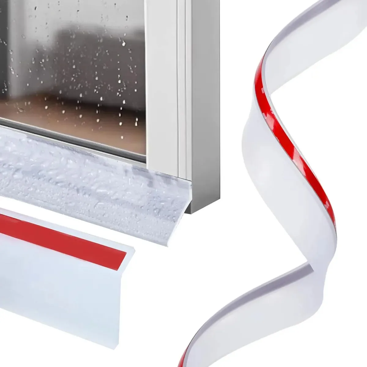 Protetor Anti Chuva Para Evitar Que A Água Entre Nas Janelas Branco